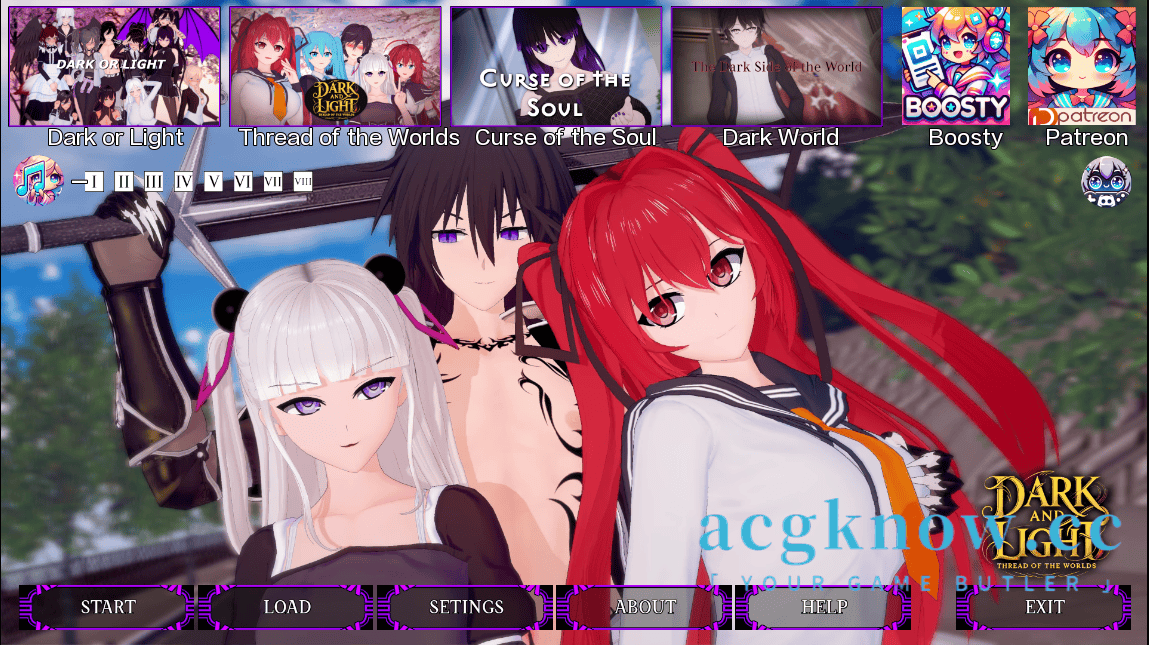 [PC+安卓][日系SLG/汉化/动态] 暗与光的世界之线 [v0.14] Dark and Light Thread of the Worlds [6.75G]