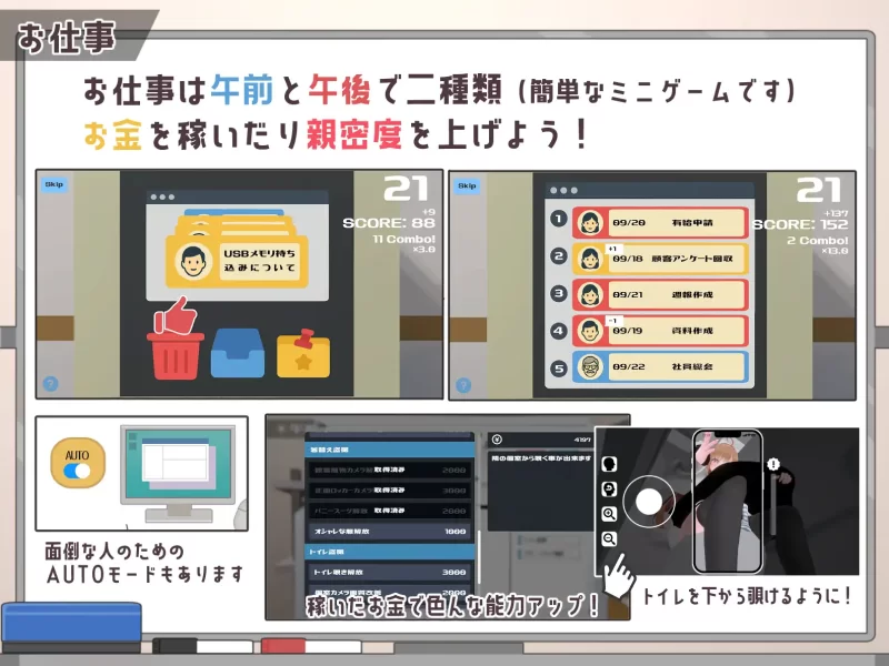 [PC/佳作/机翻/3D/触摸/职场/露出/偷拍/动态] 办公室潜行偷拍 [1+473M][百度盘]