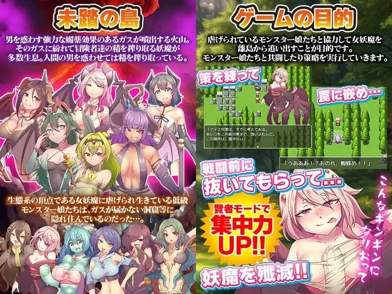 [日式RPG/触手抚摸/异种X] 魔物娘既是力量也是毒药 [aop模拟器] [1+479MB][百度盘]