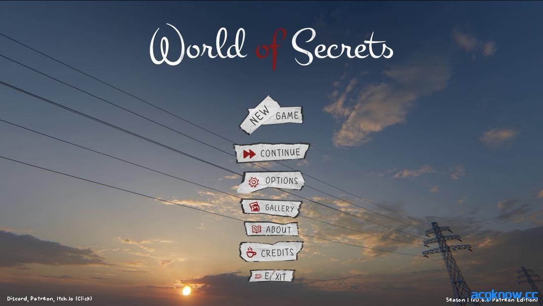 [PC+安卓][欧美SLG/动态/官中]秘密世界 [v0.6.7] World of Secrets [6.59G]