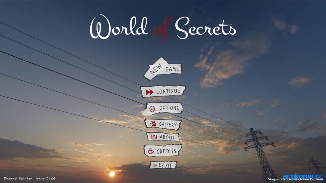 [PC+安卓][欧美SLG/动态/官中]秘密世界 [v0.6.8] World of Secrets [6.59G]