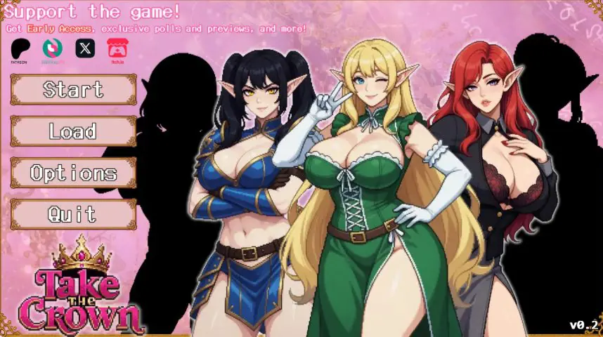 【PC/安卓/AI汉化/日系SLG/沙盒/3.90G】精灵少女夺冠记（Take the Crown） Ver0.5 AI汉化版+PC+安卓+日系SLG游戏+3.90G